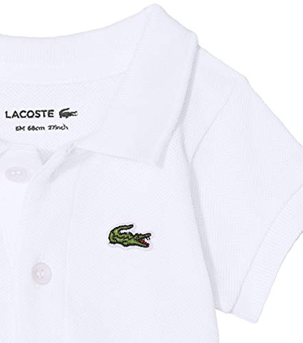 Lacoste 4J6963 Body, Blanco (Blanc), 0-12 Meses (Talla del Fabricante: 12M) para Bebés