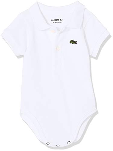 Lacoste 4J6963 Body, Blanco (Blanc), 0-12 Meses (Talla del Fabricante: 12M) para Bebés