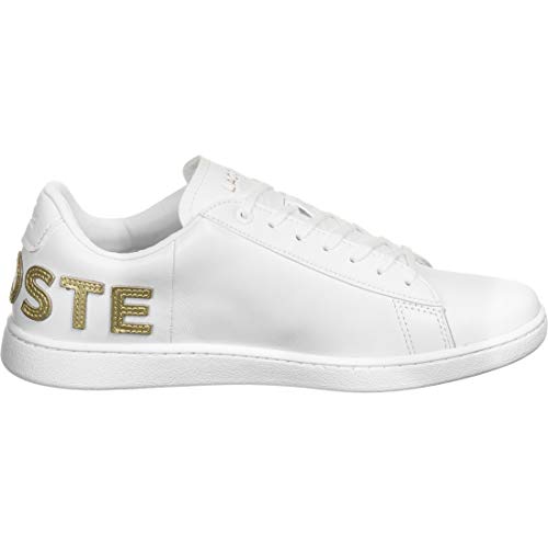 Lacoste Carnaby EVO 120 6 Us SFA, Zapatillas para Mujer, Color Blanco 421 G, 41 EU
