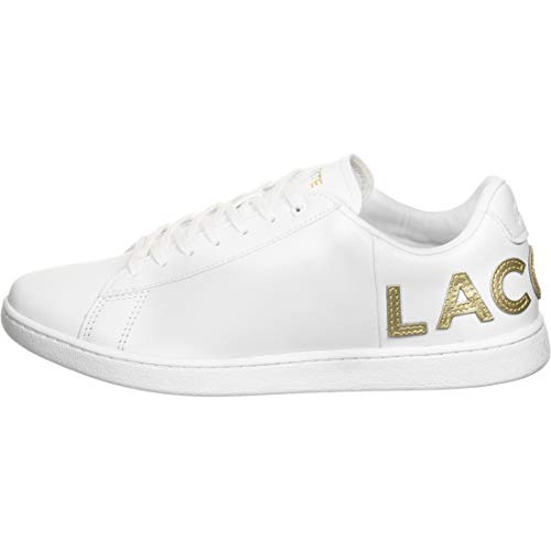 Lacoste Carnaby EVO 120 6 Us SFA, Zapatillas para Mujer, Color Blanco 421 G, 41 EU