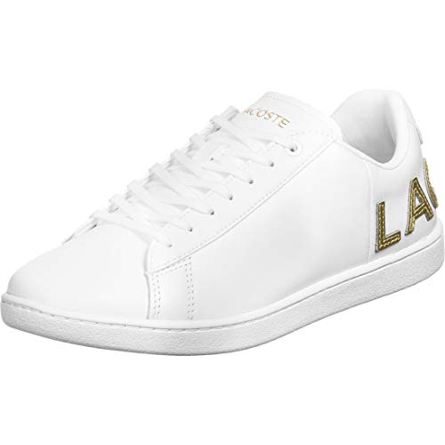 Lacoste Carnaby EVO 120 6 Us SFA, Zapatillas para Mujer, Color Blanco 421 G, 41 EU
