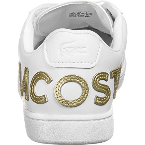 Lacoste Carnaby EVO 120 6 Us SFA, Zapatillas para Mujer, Color Blanco 421 G, 41 EU