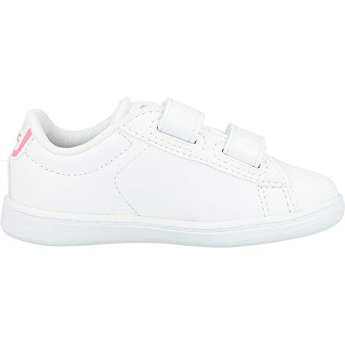 Lacoste Carnaby EVO BL 2 SUI, Zapatillas Unisex Niños, Blanco (B53 White/Pink), 20 EU