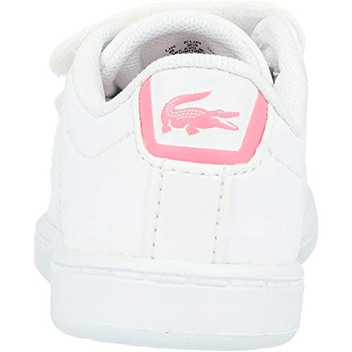 Lacoste Carnaby EVO BL 2 SUI, Zapatillas Unisex Niños, Blanco (B53 White/Pink), 20 EU