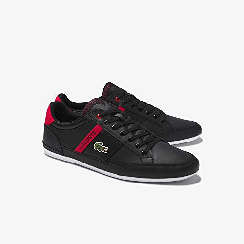Lacoste Chaymon 0120 2 CMA, Zapatillas para Hombre, Noir Blk Red, 42.5 EU