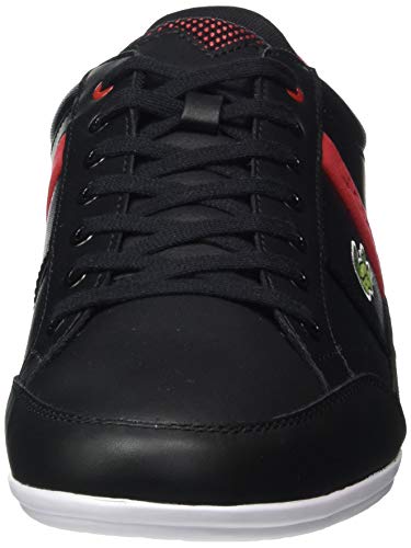 Lacoste Chaymon 0120 2 CMA, Zapatillas para Hombre, Noir Blk Red, 42.5 EU