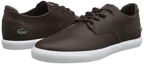 Lacoste ESPARRE BL 1 CMA, Zapatillas para Hombre, Marrón (Dark Brown/White), 40 EU