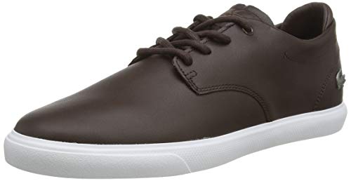 Lacoste ESPARRE BL 1 CMA, Zapatillas para Hombre, Marrón (Dark Brown/White), 40 EU