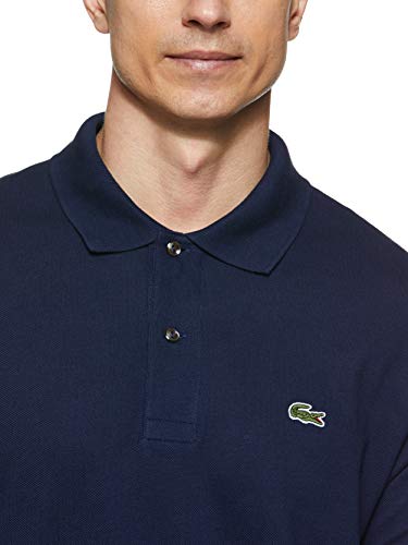Lacoste L1212 Camiseta Polo, Azul (Marine), XL para Hombre