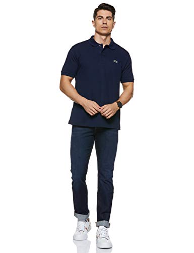 Lacoste L1212 Camiseta Polo, Azul (Marine), XL para Hombre
