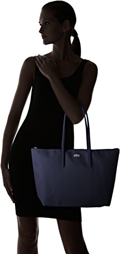 Lacoste NF1888PO, Bolso bandolera para Mujer, ECLIPSE (Eclipse), 29.5 x 14 x 35 cM