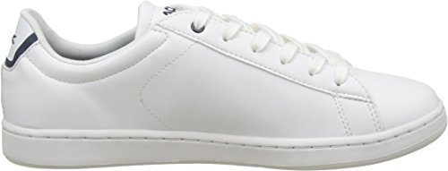 Lacoste Sport Carnaby EVO BL 1 SPJ, Bajos Infantil, Multicolor (Wht/nvy), 37 EU ( 4 UK )