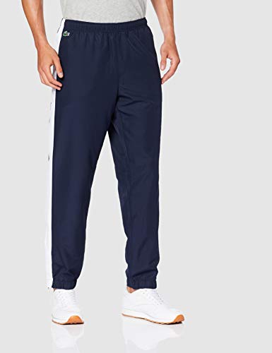 Lacoste Sport Wh8648 Conjunto Ropa Deportiva, Blanco (Blanc/Marine/Lierre/Marin 2dg), Medium (Talla del Fabricante: 4) para Hombre