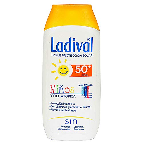 LADIVAL NIÑOS Leche FPS50+ 200 (cbo 1815613), Negro, 200 ml