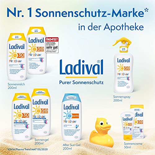 Ladival Niños Protector solar en gel SPF 50+, 200 ml