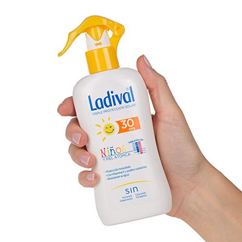 Ladival Niños - Protector Solar en Spray - Formato Pistola - FPS 30 - 200 ml