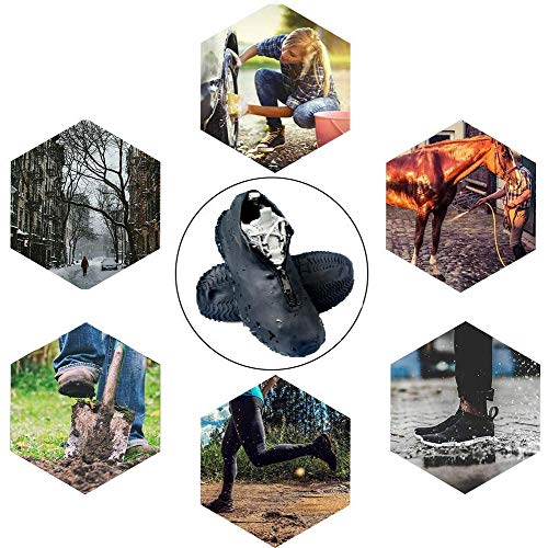 Lady of Luck Funda Impermeable de Silicona para La Lluvia, Prueba de Agua de Lluvia Nieve Zapatos Cubiertas del Zapato Fundas Impermeables