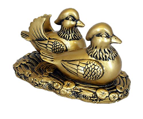 Lam Tat Arts Par Mandarina Duck (Imitación Bronce) Feng Shui Love Charm