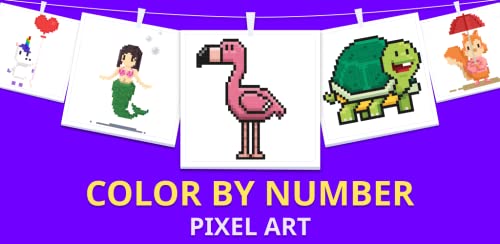Lama - Color by Number & Pixel Art | Happy Color for Adult and Kids | Unicorn Color