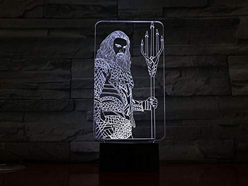 Lámpara de mesa 3D USB estéreo que cambia de color, regalo para niños, luz de noche led, dibujos animados, cumpleaños para niños, lámpara de mesa LED pequeña, luz táctil inteligente