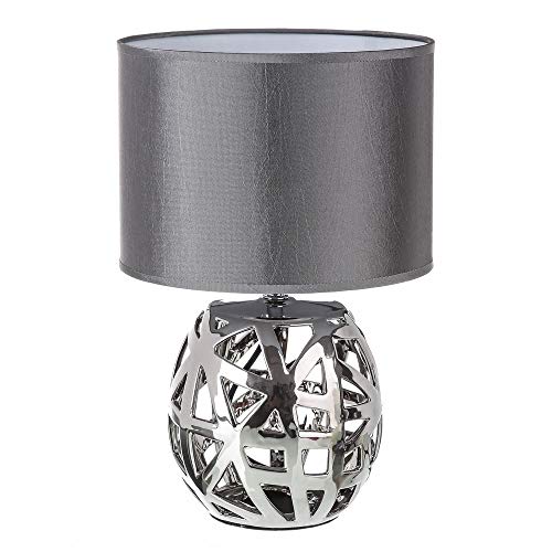 Lámpara de mesa árabe plateada de cerámica para salón Arabia - LOLAhome