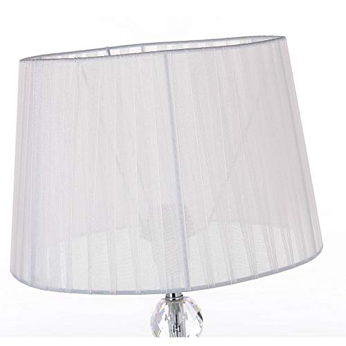 Lámpara de sobremesa árabe blanca de metal para dormitorio Fantasy - LOLAhome