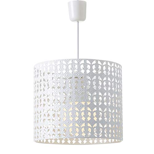 Lámpara de techo árabe blanca de metal para cocina Arabia - LOLAhome