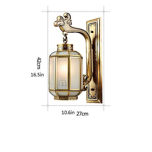 Lámparas de pared Lámpara de pared, lámpara de pared decorativo, persiana Porche luces de montaje en pared con vidrio transparente, la lámpara de pared con enchufe En Cableados, 10W 111-240v Apliques