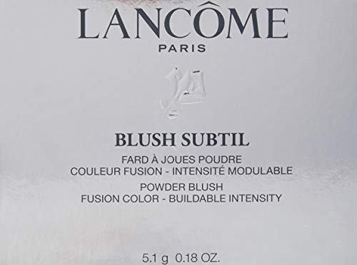 LANCOME Blush SUBTIL Colorete Compacto 521 Sorbet DE Corail 1UN Unisex Adulto, Negro, Estándar