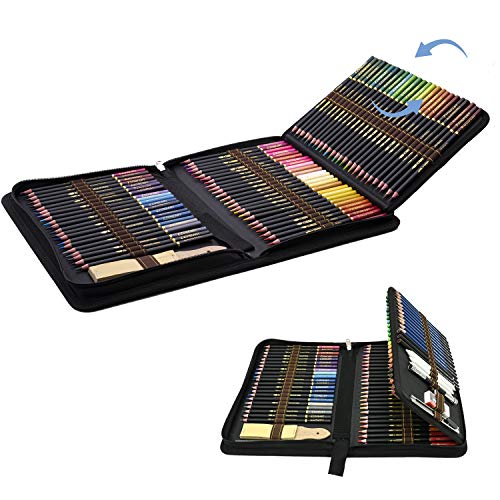 Lapices Colores Profesional, 96pcs Lápices de Dibujo Artístico para Boceto, Lapiz Dibujos con Lapices de Carboncillo y Grafito & Lápices Arte, regalo para Artistas, Estudiantes, Niños y Adultos