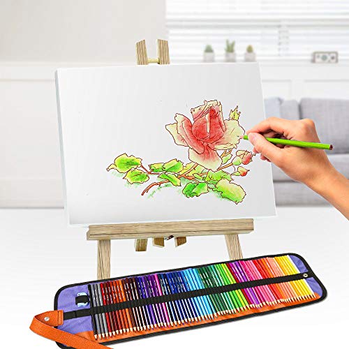 Lápices de Colores para Adultos, Hospaop 72 Piezas Lápices de Dibujo, Lápices de Colores Artísticos con Sacapuntas para de Pintura y Bosquejo Material de Dibujo Set para Adultos y Niños
