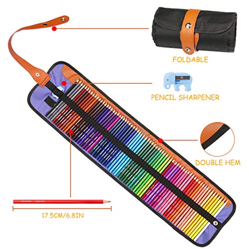 Lápices de Colores para Adultos, Hospaop 72 Piezas Lápices de Dibujo, Lápices de Colores Artísticos con Sacapuntas para de Pintura y Bosquejo Material de Dibujo Set para Adultos y Niños