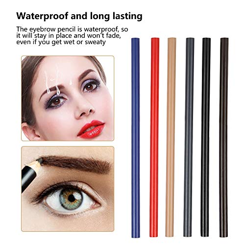 Lápiz de cejas resistente al agua, de larga duración, Smudgeproof para tatuaje de cejas, lápiz de cejas, lápiz de maquillaje, para el marcado natural de las cejas.