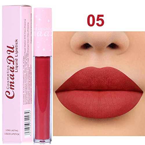 Lápiz labial Yesmile ❤️ impermeable mate brillo de labios pintalabios maquillaje líquido Pintalabios belleza brillo de labios, terciopelo mate impermeable lipstick lip gloss