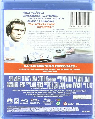 Las 24 horas de Le Mans (restaurada) [Blu-ray]