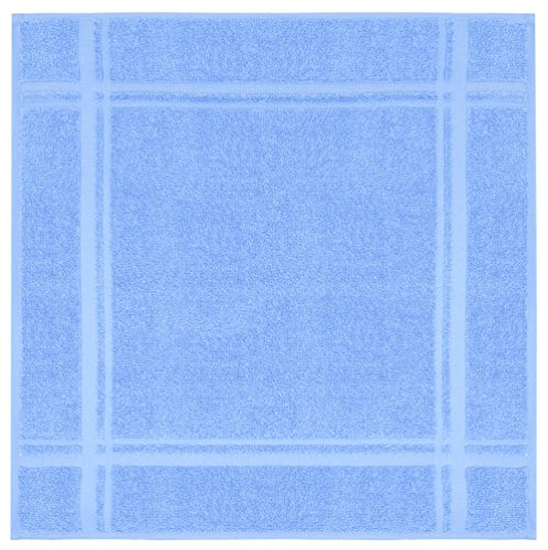 Lashuma Juego de 4 paños de cocina de rizo – Paños de cocina de 100% algodón – Paños de cocina en bonitos colores de moda, 100 % algodón, azul grisáceo, 50 x 50 cm