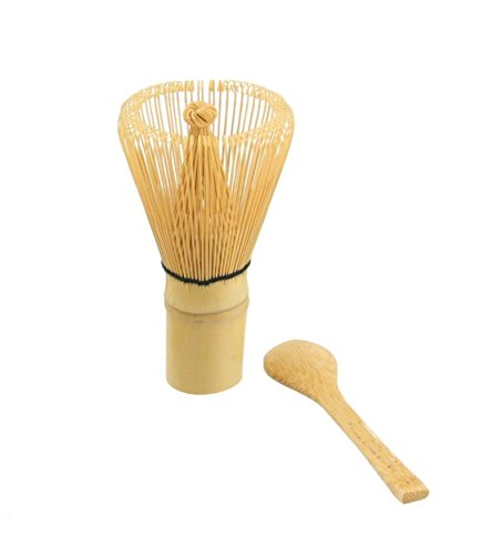 Látigo batidor de bambú para Matcha, Chasen Accesorios preparación Matcha Té, Látigo natural hecho a mano, 110 mm x 58 mm by CASCACAVELLE