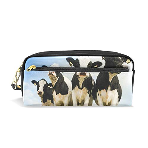 Lawenp Bandera de España con emblema Estuche escolar para bolígrafos Porta lápices para niños Estuche de gran capacidad Cajas de cosméticos para maquillaje Bolsa de viaje de oficina