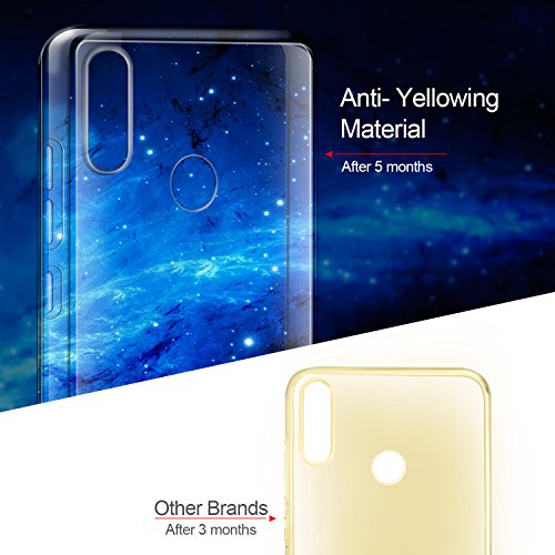 Leathlux Funda + Cristal para Huawei P20 Lite, Transparente P20 Lite TPU Silicona [Funda+Vidrio Templado] Protector de Pantalla 9H Dureza HD Flexible Case Cover para Huawei P20 Lite