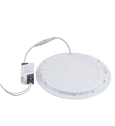 LED ATOMANT, S.L. Pack 2x Downlight LED Panel Extraplano Redondo, Iluminación 18W, 18 W, Blanco Frio 6500K, 225 mm