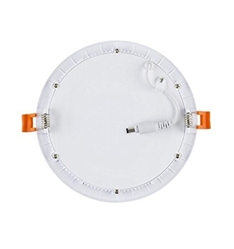 LED ATOMANT, S.L. Pack 2x Downlight LED Panel Extraplano Redondo, Iluminación 18W, 18 W, Blanco Frio 6500K, 225 mm