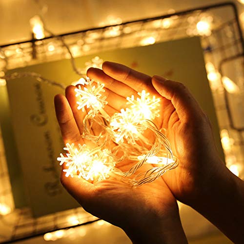 LED Photo Clip cuerda luces - 80 Navidad LED Photo clips de fotos 32.8ft batería Powered LED luces para decoración Foto colgante, notas,Navidad Jardín Patio Dormitorio Decoración (blanco cálido)