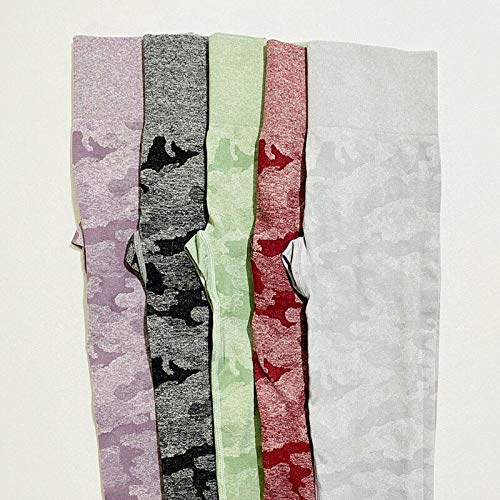 Leggings Berry Red Lila Camo Leggings Sin Costuras Leggings De Cintura Alta Deporte Mujer Medias De Compresión De Fitness Gimnasio Fitness P