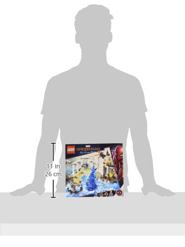 LEGO Marvel Super Heroes - Ataque de Hydro-Man, Juguete de Construcción de la Película Spider-Man Lejos de Casa, Incluye Minifiguras de MJ, Peter Parker y Mysterio (76129)