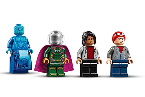 LEGO Marvel Super Heroes - Ataque de Hydro-Man, Juguete de Construcción de la Película Spider-Man Lejos de Casa, Incluye Minifiguras de MJ, Peter Parker y Mysterio (76129)