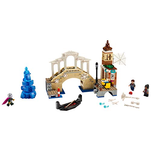 LEGO Marvel Super Heroes - Ataque de Hydro-Man, Juguete de Construcción de la Película Spider-Man Lejos de Casa, Incluye Minifiguras de MJ, Peter Parker y Mysterio (76129)