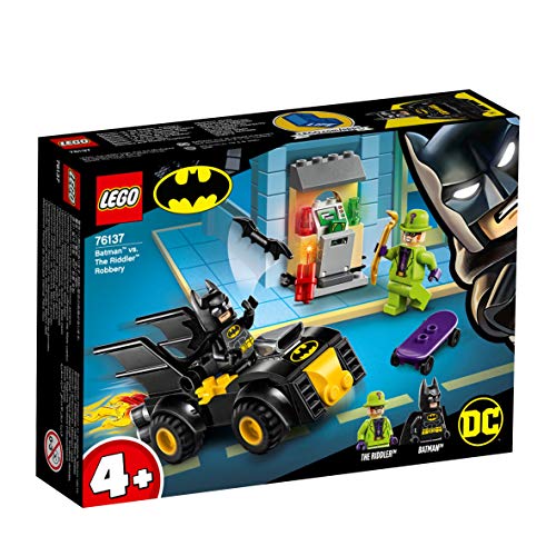 LEGO Super Heroes - Batman y el Robo de Enigma Juguete de construcción con un Batmobile para Perseguir al Supervillano, Novedad 2019 (76137)