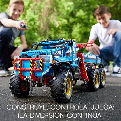 LEGO Technic - Camión Grúa Todoterreno 6 x 6, Juguete de Máquina de Construcción (42070)