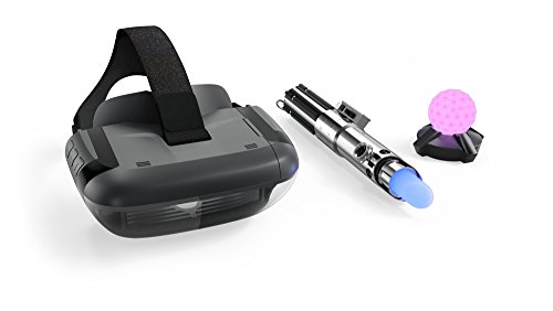 Lenovo - Desafios Jedi - Paquete de Realidad Virtual (VR) con las Gafas de realidad aumentada Lenovo Mirage + Mando espada láser + Baliza de movimiento