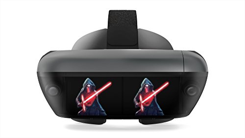 Lenovo - Desafios Jedi - Paquete de Realidad Virtual (VR) con las Gafas de realidad aumentada Lenovo Mirage + Mando espada láser + Baliza de movimiento